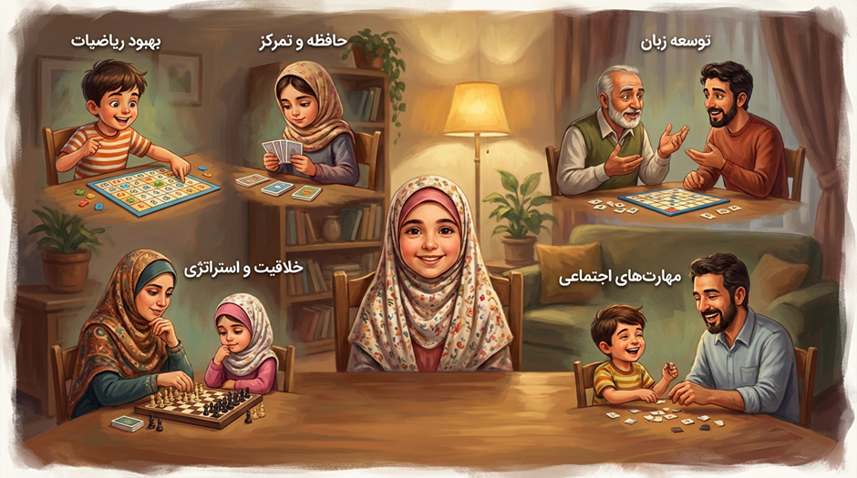 آموزش بازی های رومیزی برای کودکان